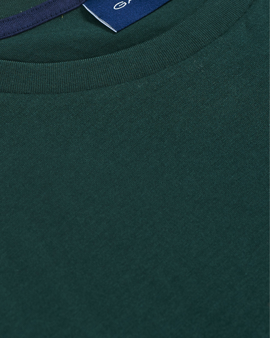 Mies | T-paidat | GANT | Archive Shield Logo Crew Neck Tee Tartan Green