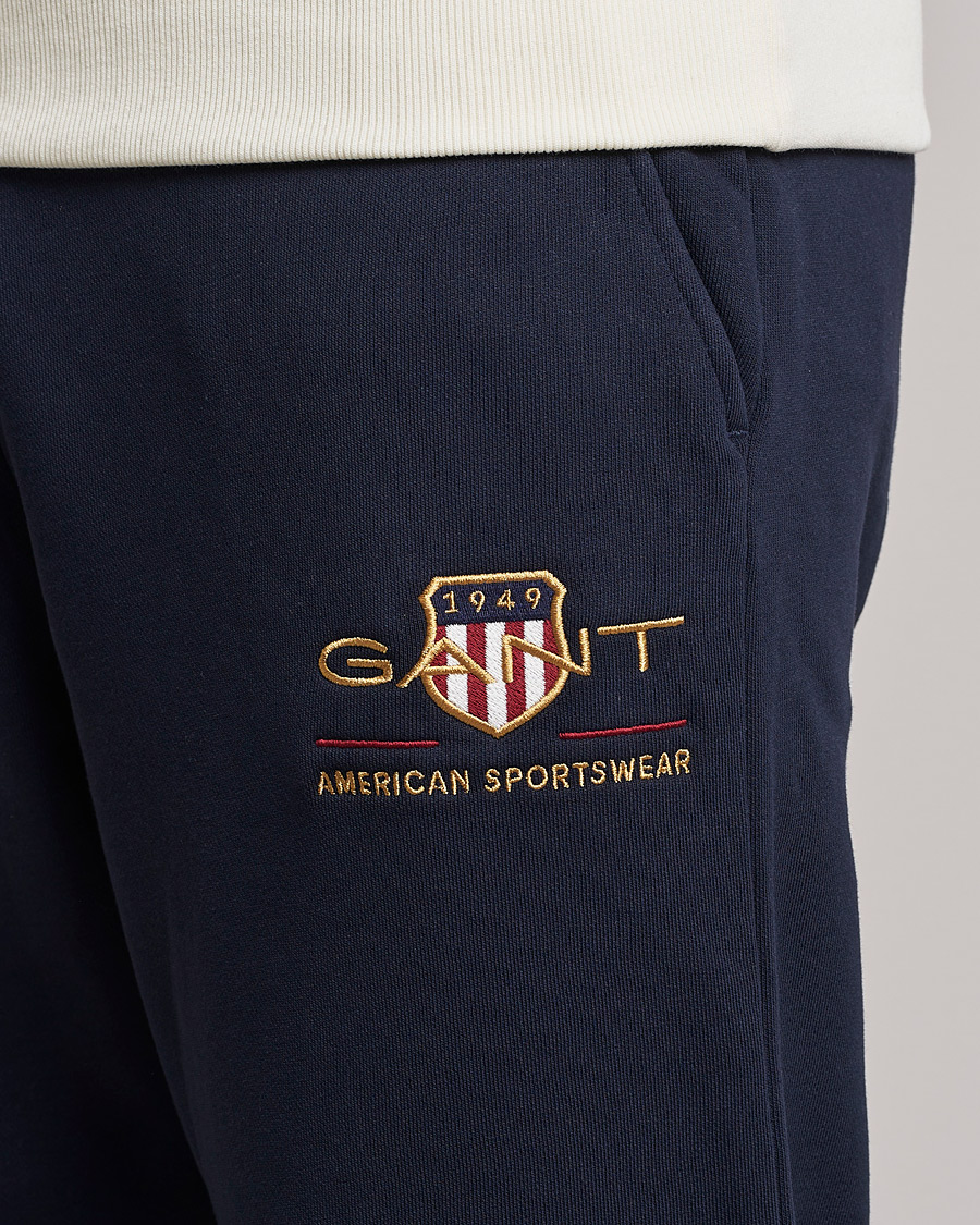 Mies | Housut | GANT | Archive Shield Sweatpants Evening Blue