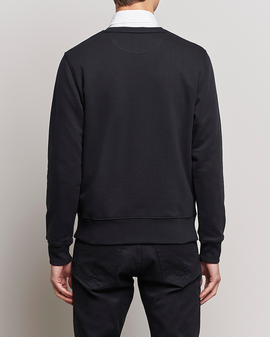 Mies | Puserot | GANT | Original Shield Logo Crew Neck Sweatshirt Black
