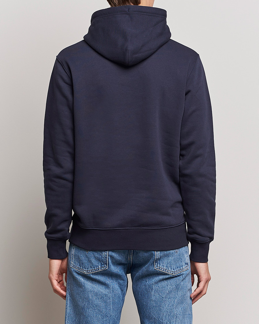 Mies | Puserot | GANT | Original Shield Logo Hoodie Evening Blue