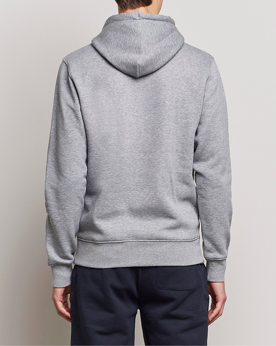 Mies | Puserot | GANT | Original Shield Logo Hoodie Grey Melange