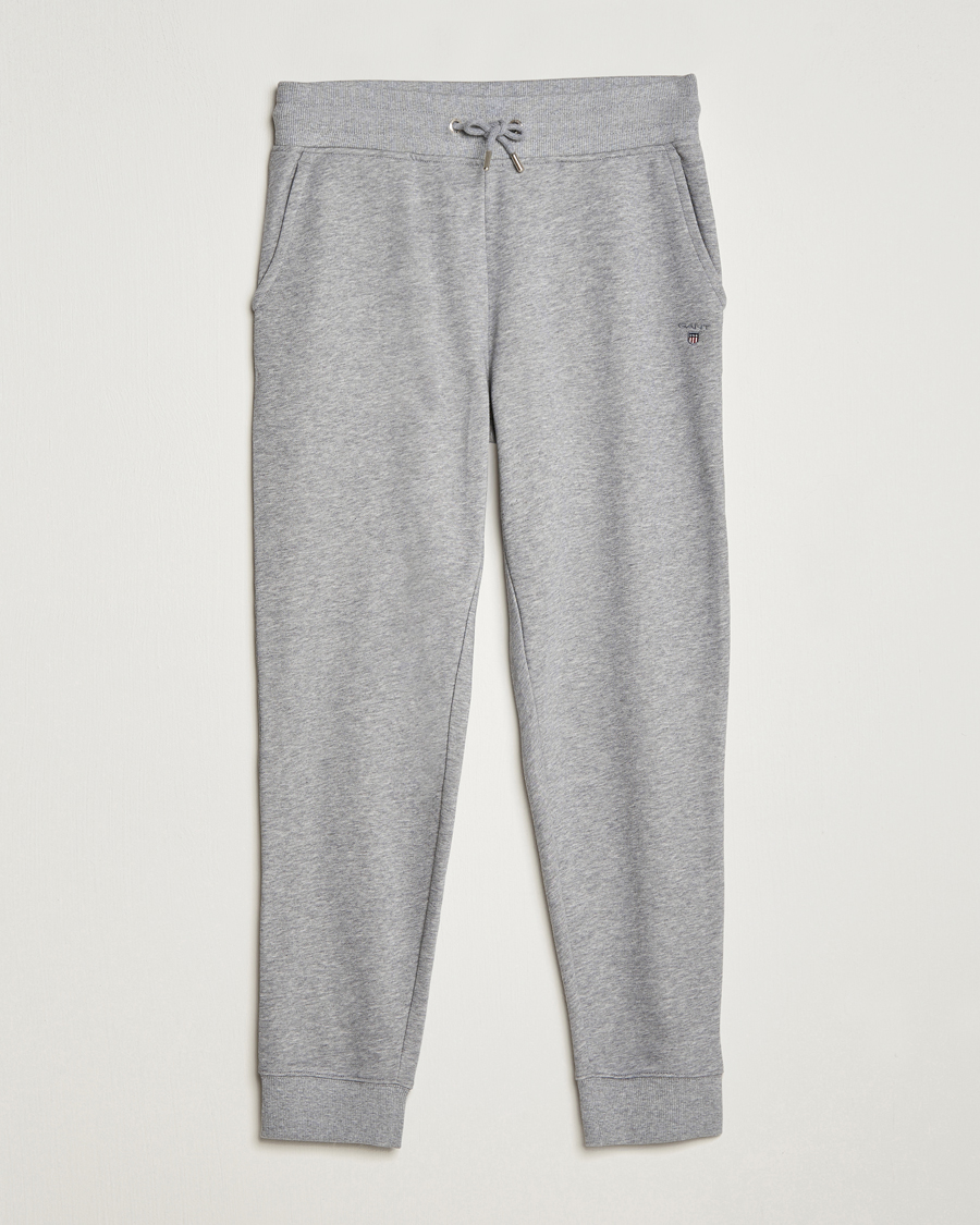 Mies | Housut | Gant | Original Sweatpants Grey Melange