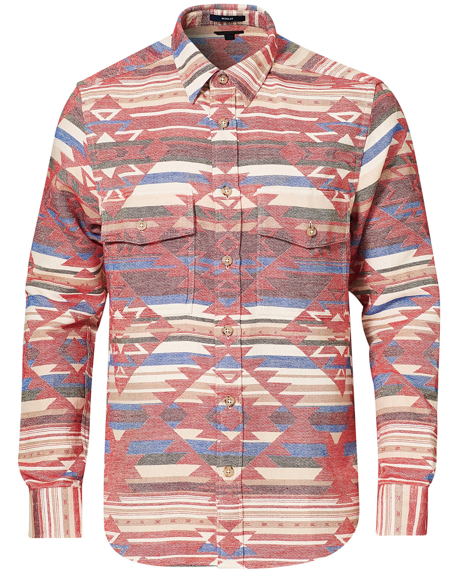 Mies | Kauluspaidat | GANT | Regular Fit Geometric Jacquard Shirt Multi