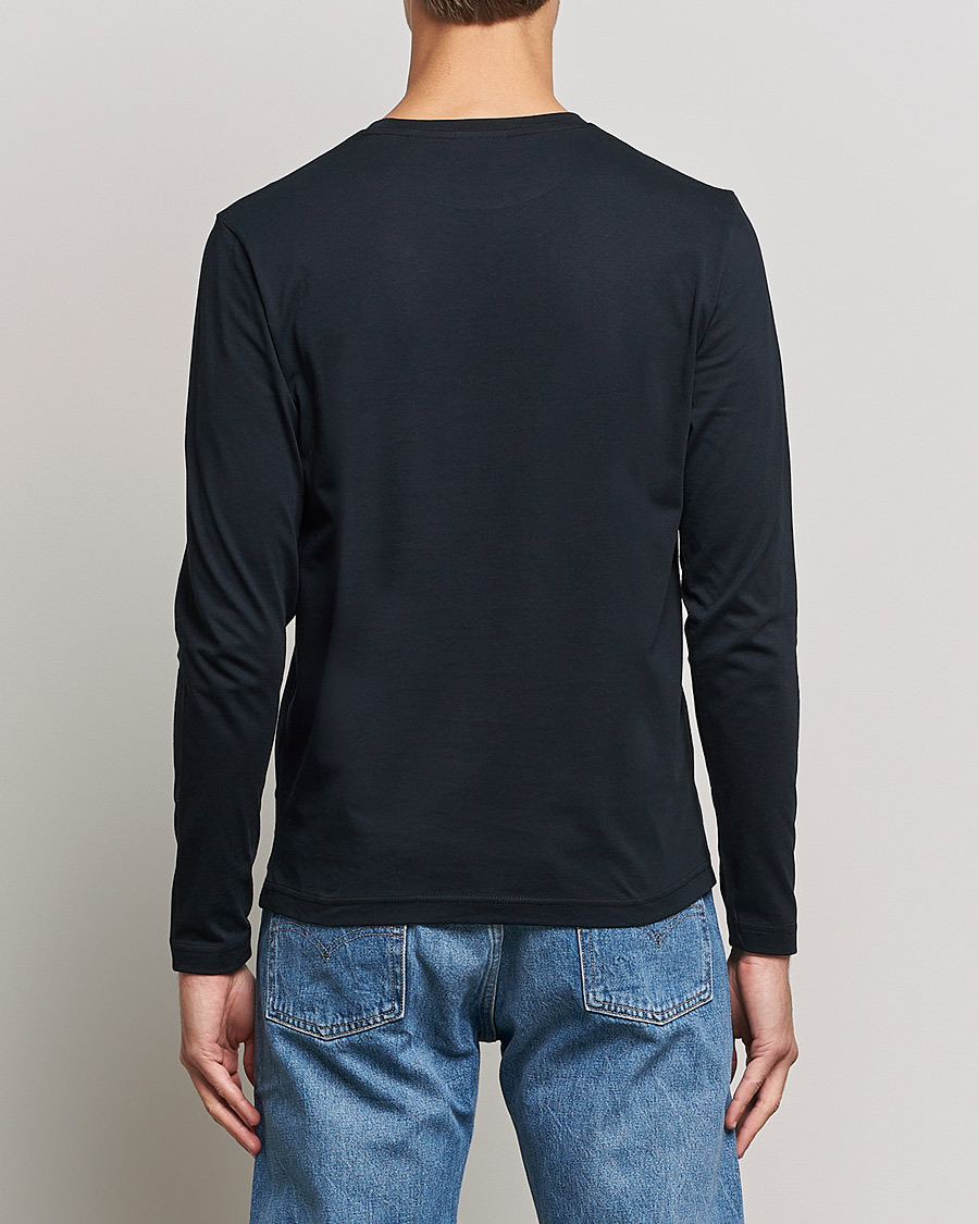 Mies | T-paidat | GANT | The Original Long Sleeve T-shirt Black