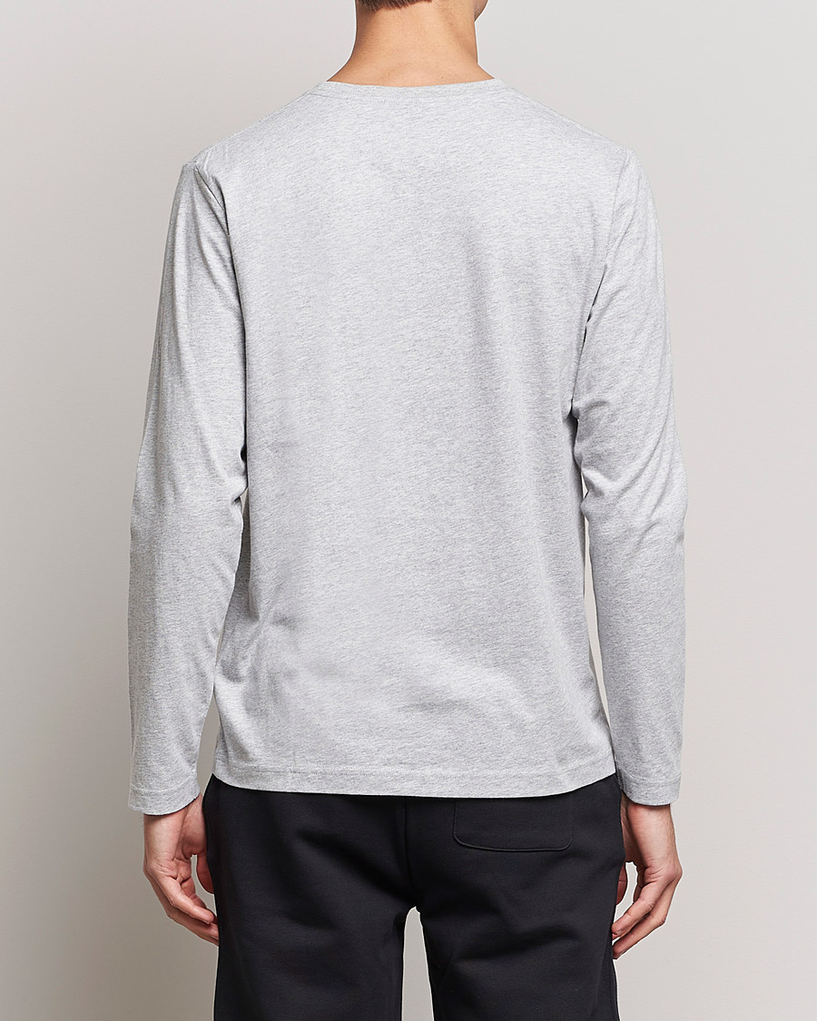 Mies | T-paidat | GANT | The Original Long Sleeve T-shirt Light Grey Melange