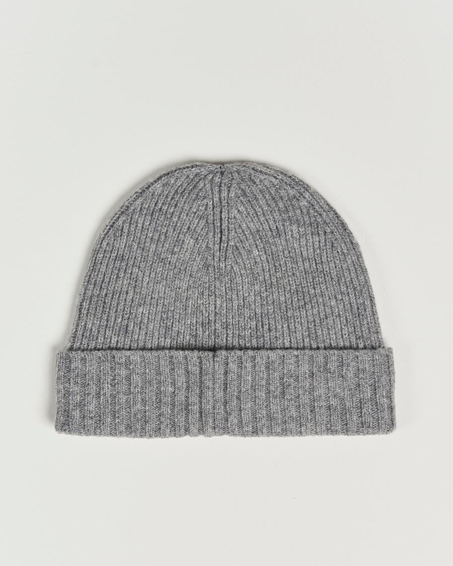 Mies | GANT Wool Lined Beanie Dark Grey Melange | GANT | Wool Lined Beanie Dark Grey Melange
