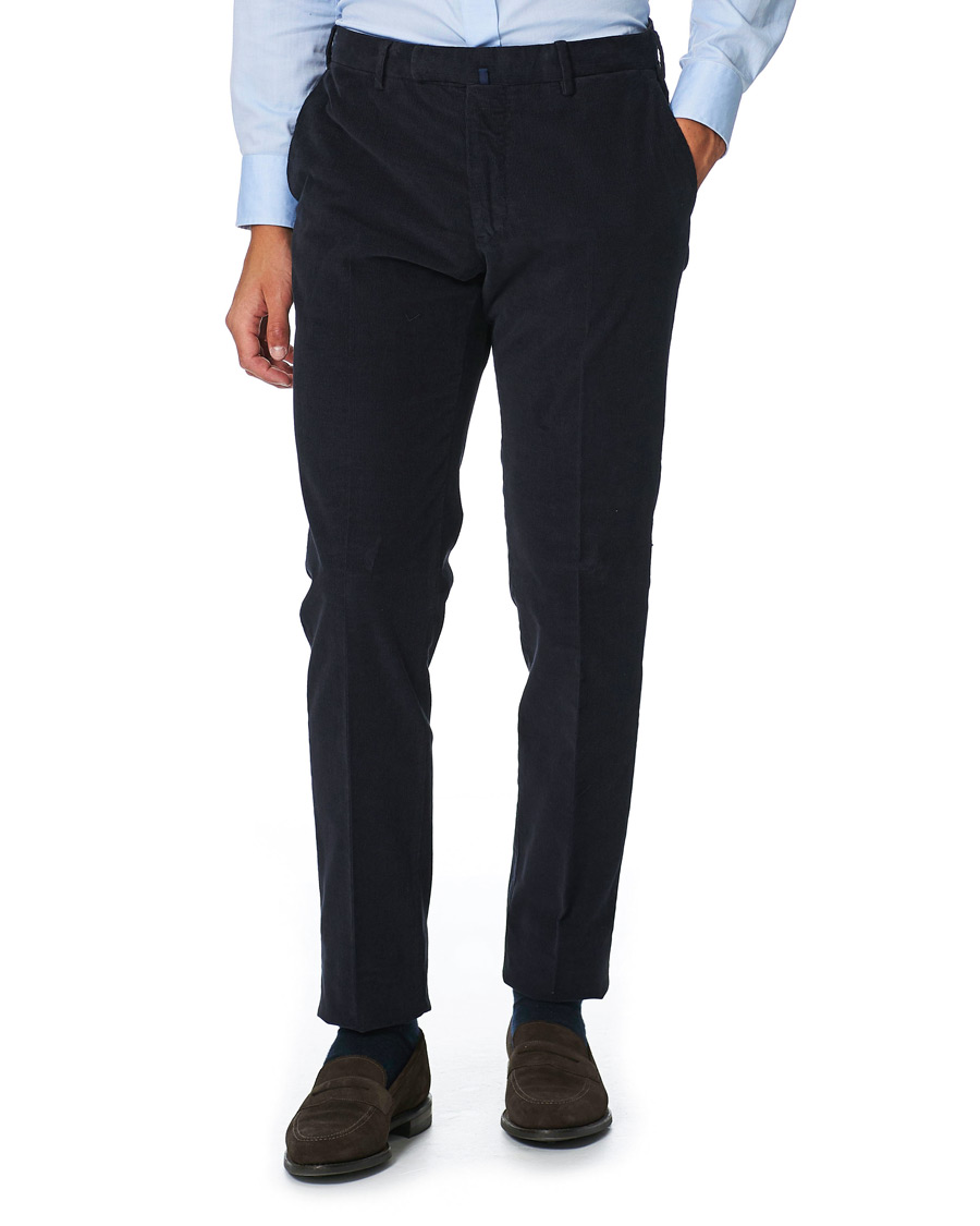 Mies | Housut | Incotex | Slim Fit Corduroy Trousers Navy