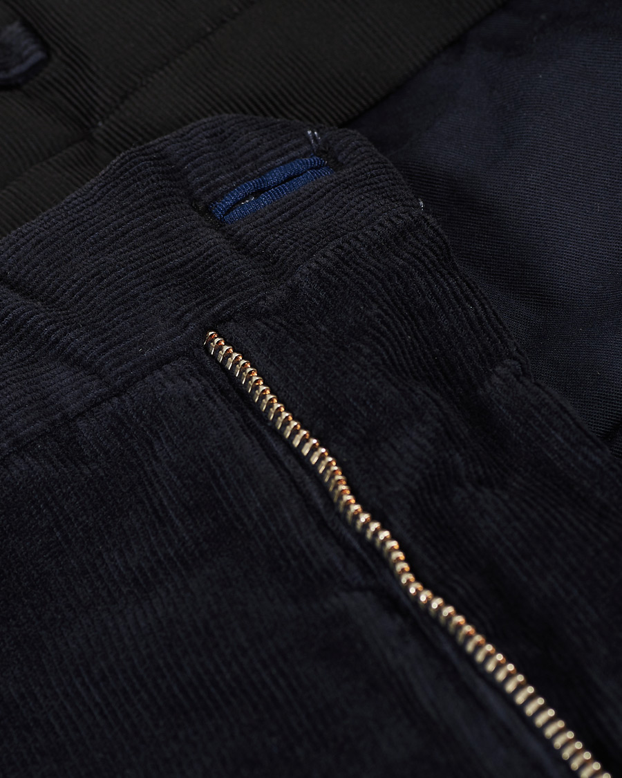 Mies | Housut | Incotex | Slim Fit Corduroy Trousers Navy