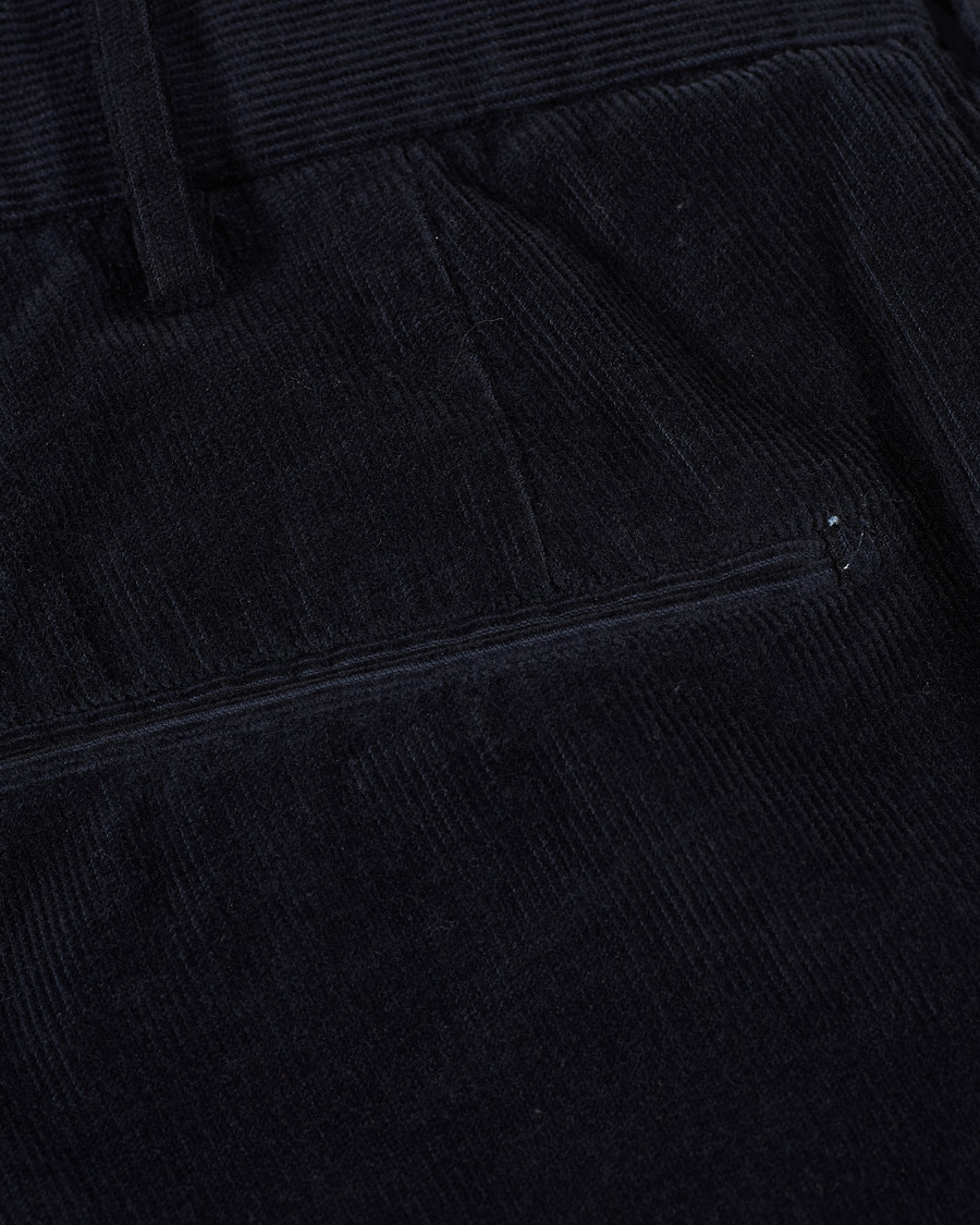 Mies | Housut | Incotex | Slim Fit Corduroy Trousers Navy