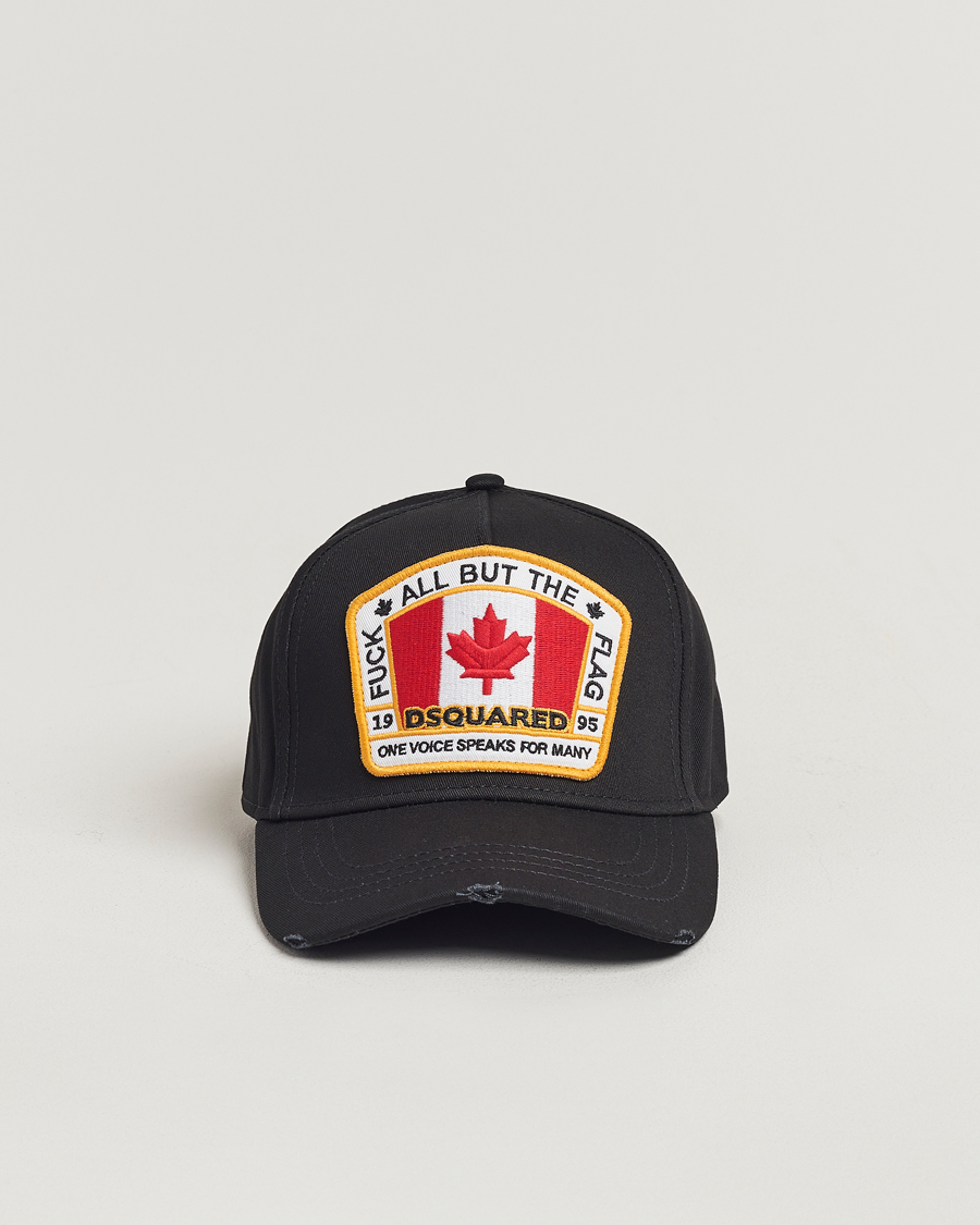 Mies | Dsquared2 Big Leaf Baseball Cap Black | Dsquared2 | Big Leaf Baseball Cap Black