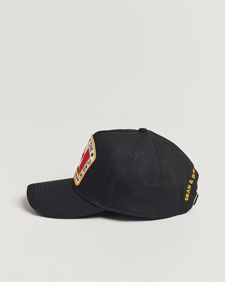 Mies | Dsquared2 Big Leaf Baseball Cap Black | Dsquared2 | Big Leaf Baseball Cap Black