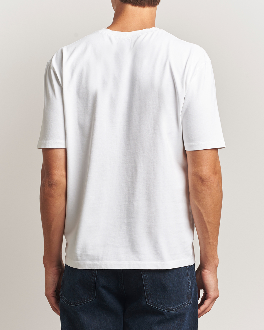 Mies | T-paidat | Drake's | Short Sleeve Hiking T-Shirt White