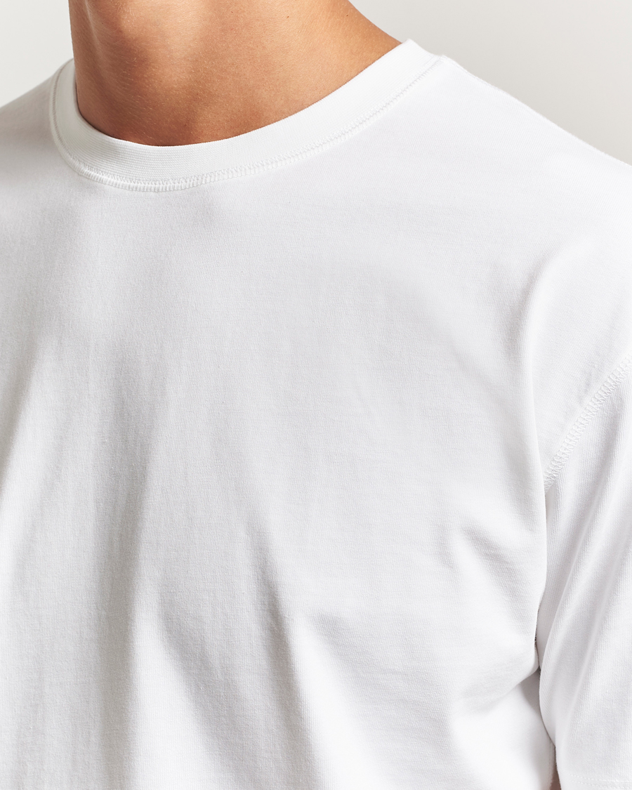 Mies | T-paidat | Drake's | Short Sleeve Hiking T-Shirt White