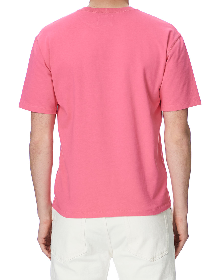 Mies | T-paidat | Drake's | Cotton Crew Neck Hiking Tee Fuschia
