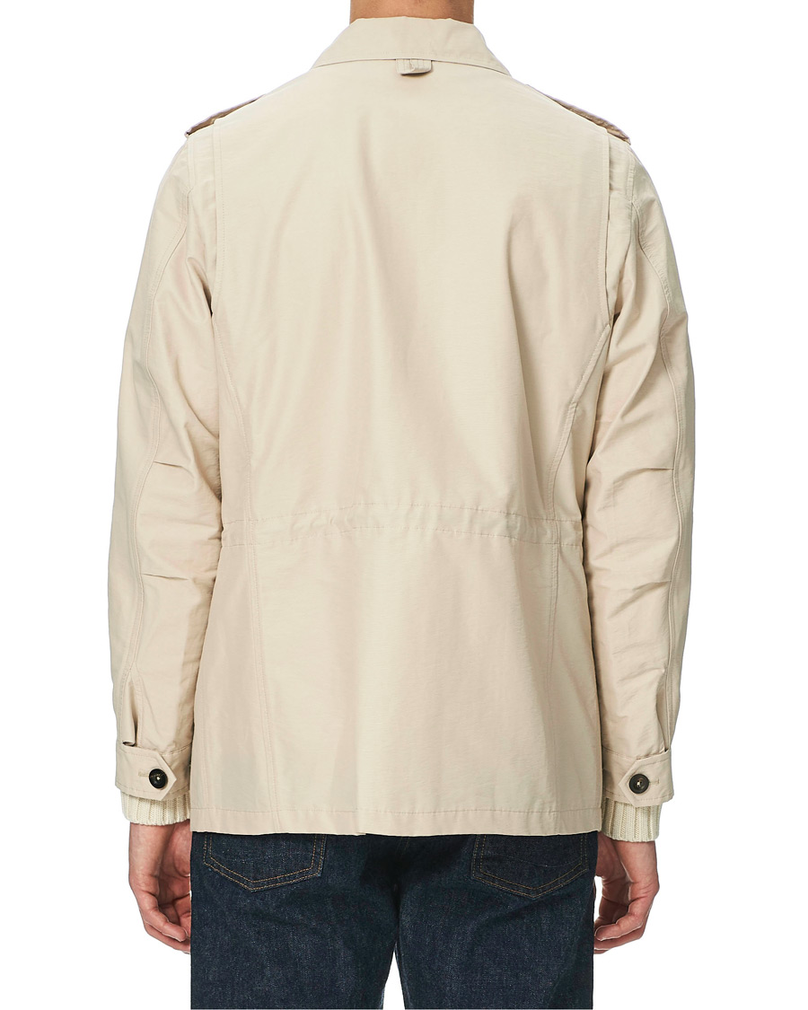 Mies | Takit | Drake's | Cotton/Nylon Sport Jacket Ecru