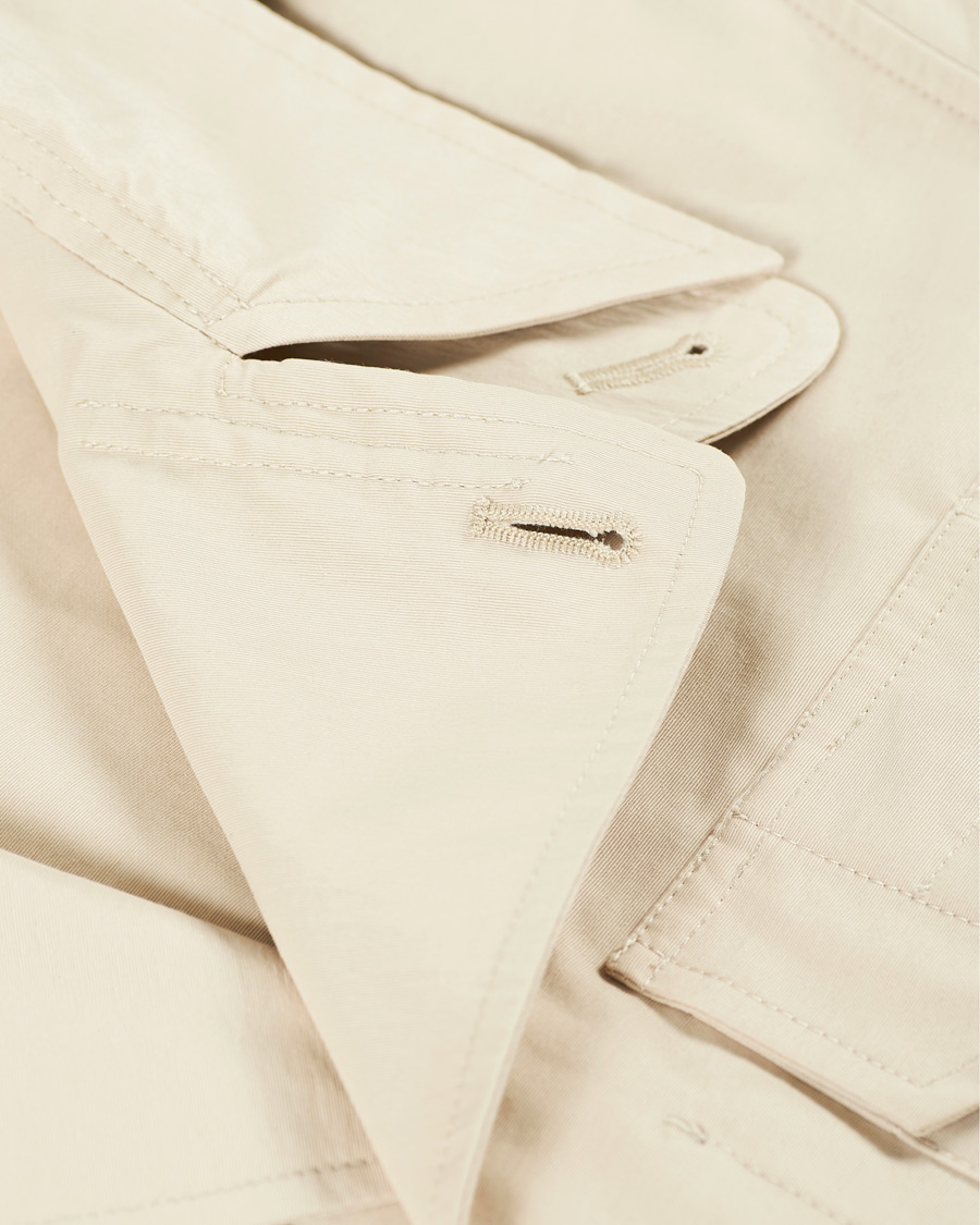 Mies | Takit | Drake's | Cotton/Nylon Sport Jacket Ecru