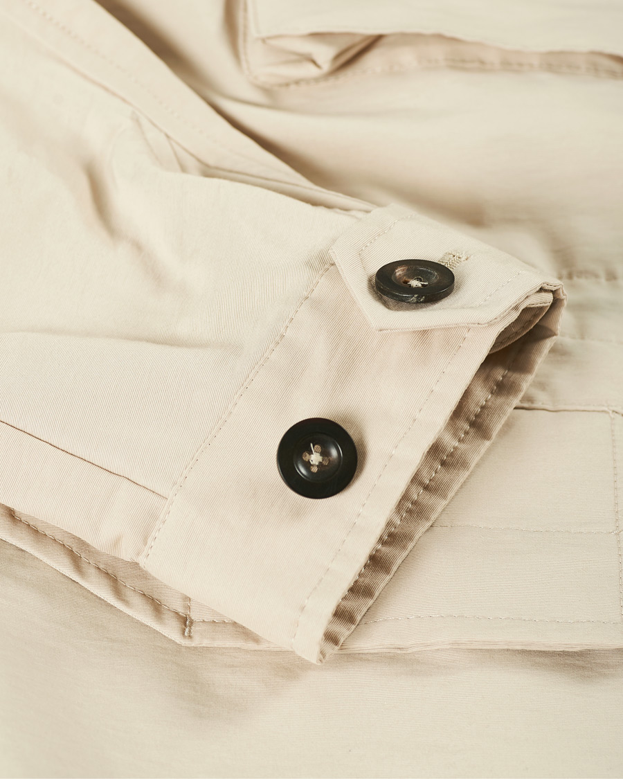 Mies | Takit | Drake's | Cotton/Nylon Sport Jacket Ecru