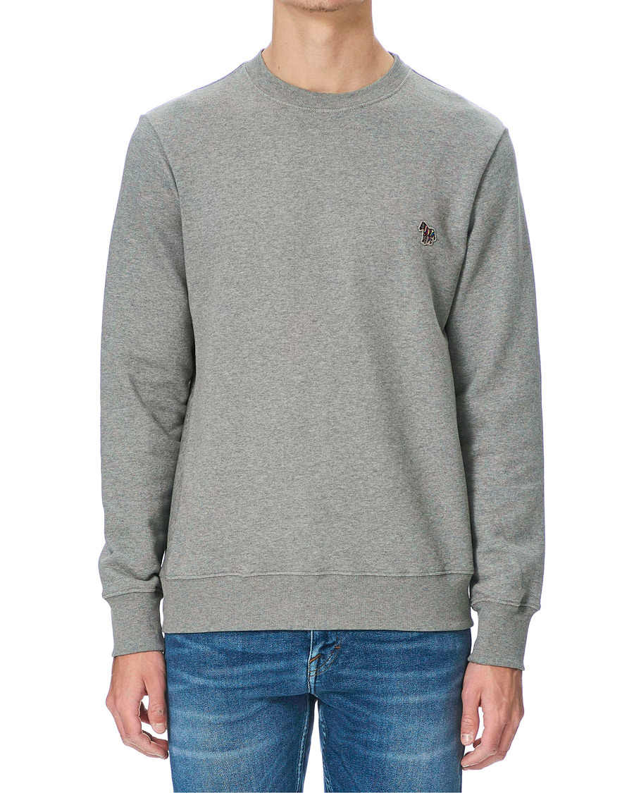 Mies | Puserot | PS Paul Smith | Organic Cotton Zebra Sweatshirt Grey