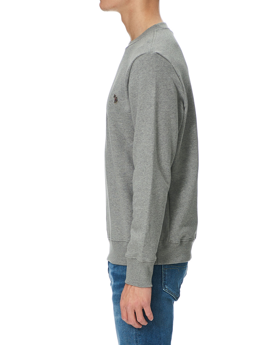 Mies | Puserot | PS Paul Smith | Organic Cotton Zebra Sweatshirt Grey