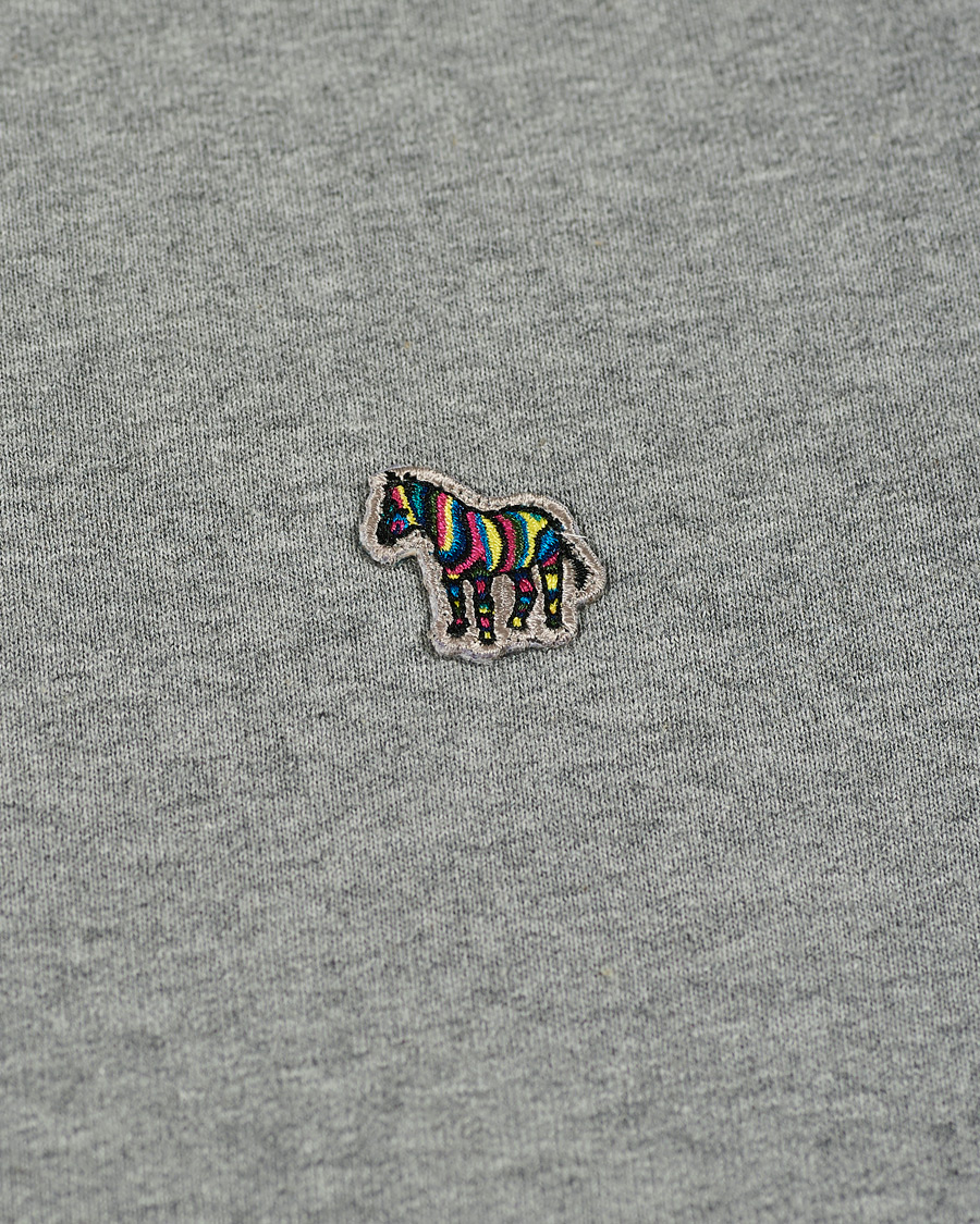 Mies | Puserot | PS Paul Smith | Organic Cotton Zebra Sweatshirt Grey