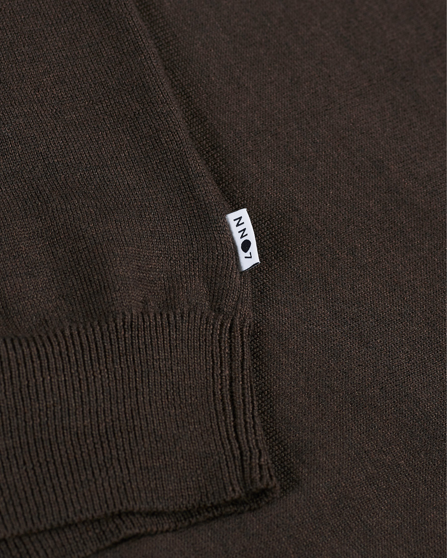 Mies | Puserot | NN07 | Ted Merino Crew Neck Pullover Brown