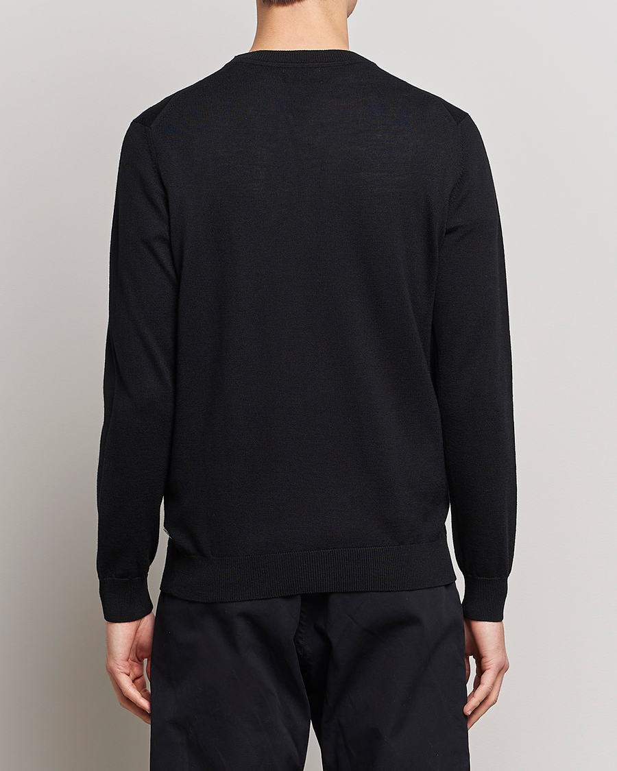 Mies | Puserot | NN07 | Ted Merino Crew Neck Pullover Black