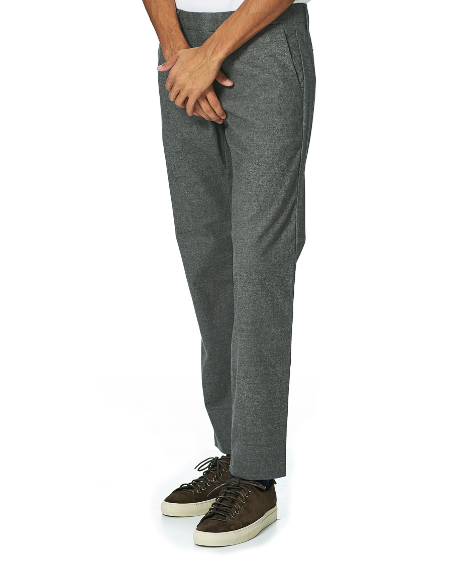 Mies | Housut | NN07 | Theo Regular Fit Brushed Cotton Chinos Grey