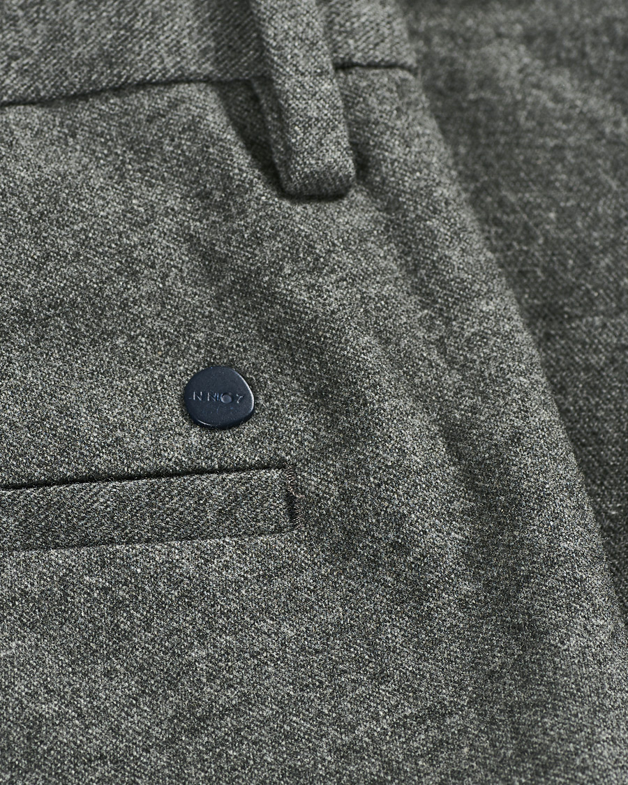 Mies | Housut | NN07 | Theo Regular Fit Brushed Cotton Chinos Grey