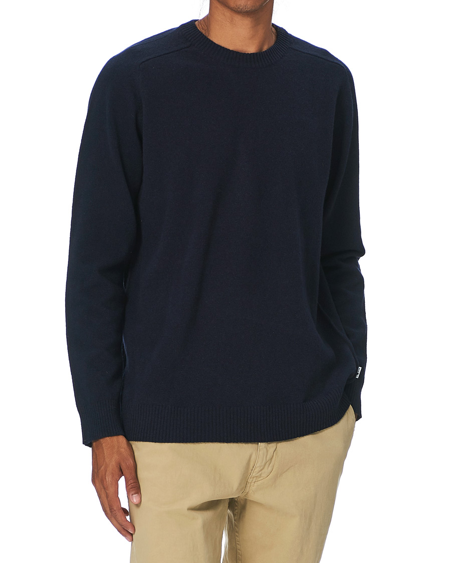 Mies |  | NN07 | Edward Lambswool Crew Neck Pullover Navy