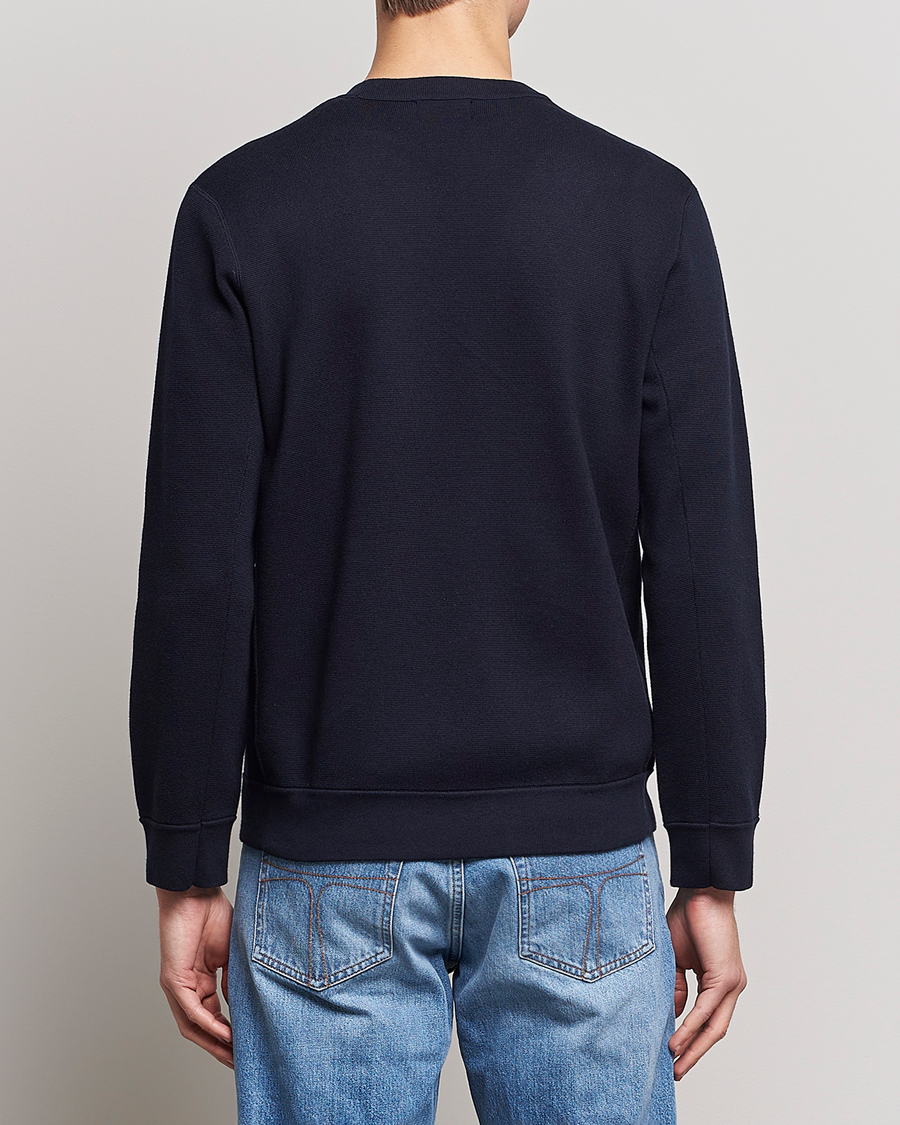Mies | Puserot | NN07 | Luis Cotton/Modal Pullover Navy Blue