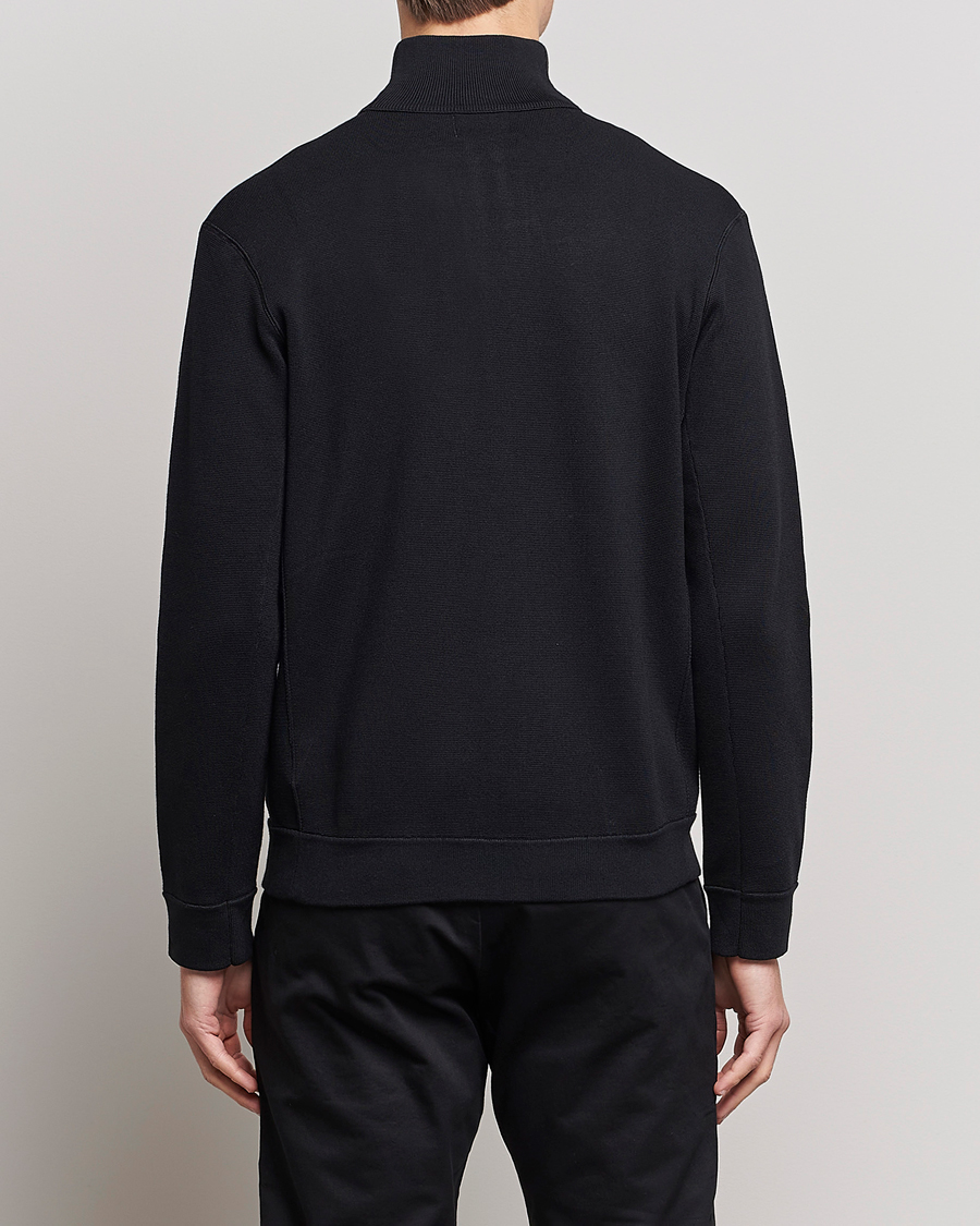 Mies | Puserot | NN07 | Luis Knitted Full-Zip Sweater Black