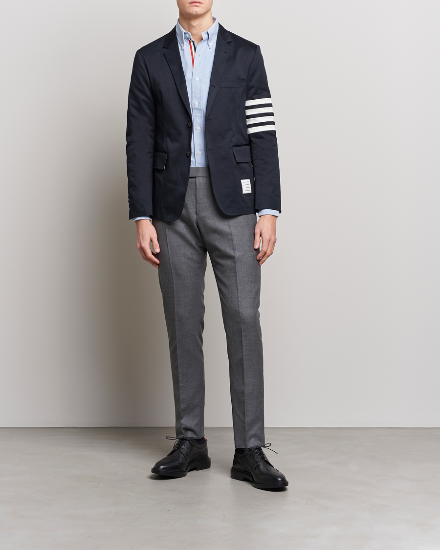 Mies | Housut | Thom Browne | Super 120s Wool Trousers Medium Grey