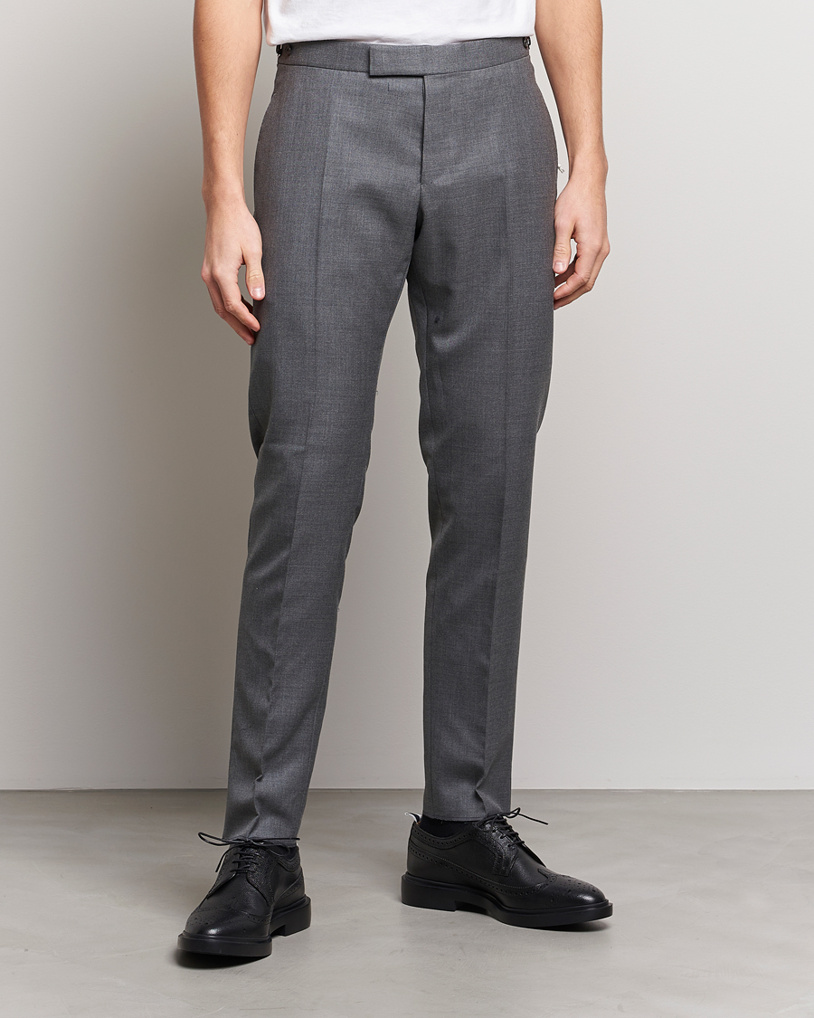 Mies | Thom Browne | Thom Browne | Super 120s Wool Trousers Medium Grey