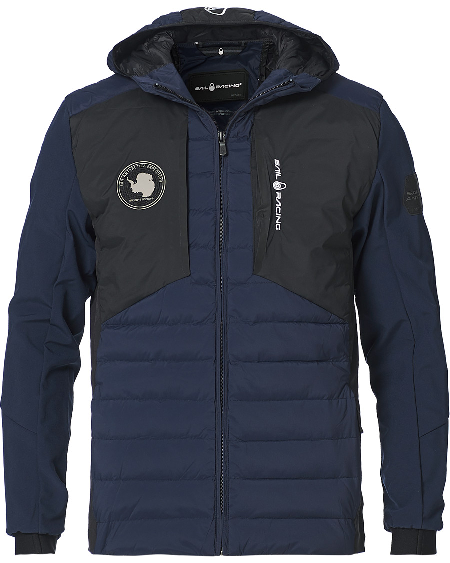 Mies | Takit | Sail Racing | Antartica Hybrid Hooded Jacket Dark Navy