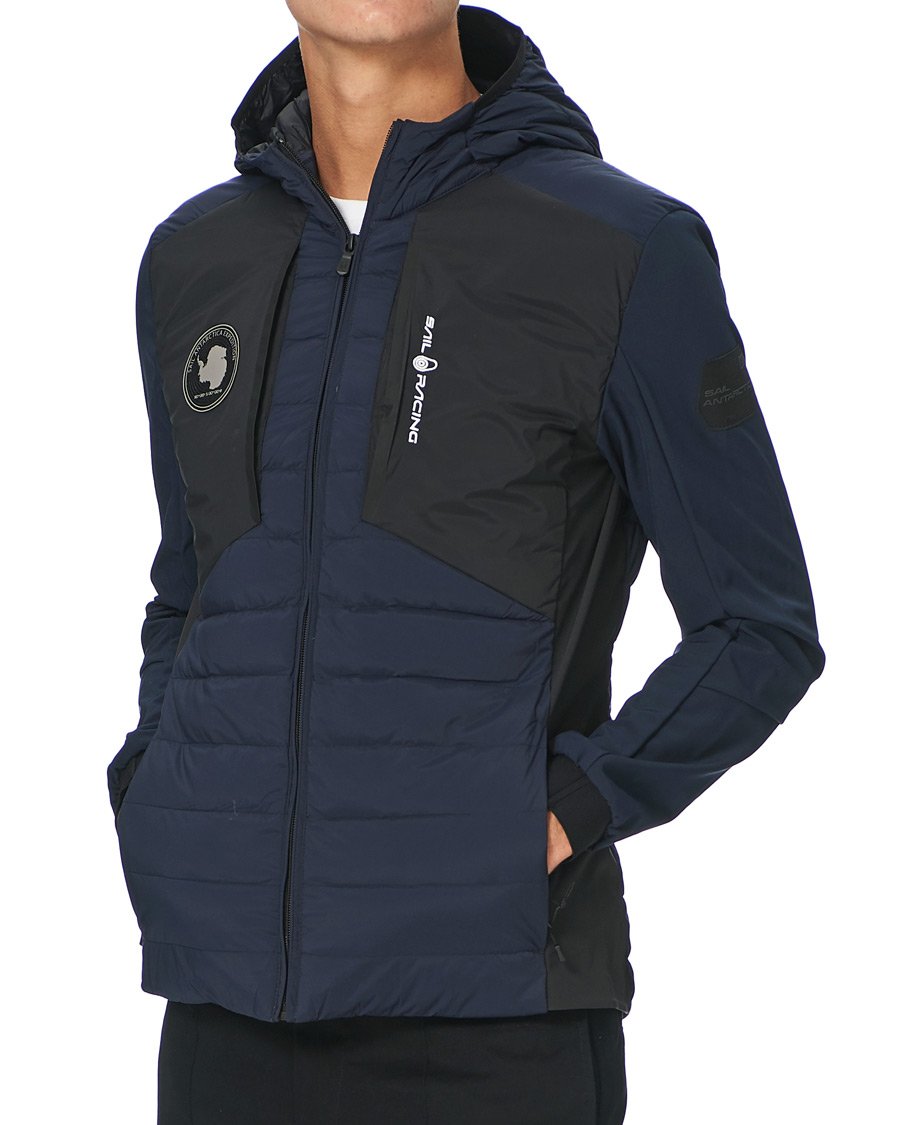 Mies | Takit | Sail Racing | Antartica Hybrid Hooded Jacket Dark Navy