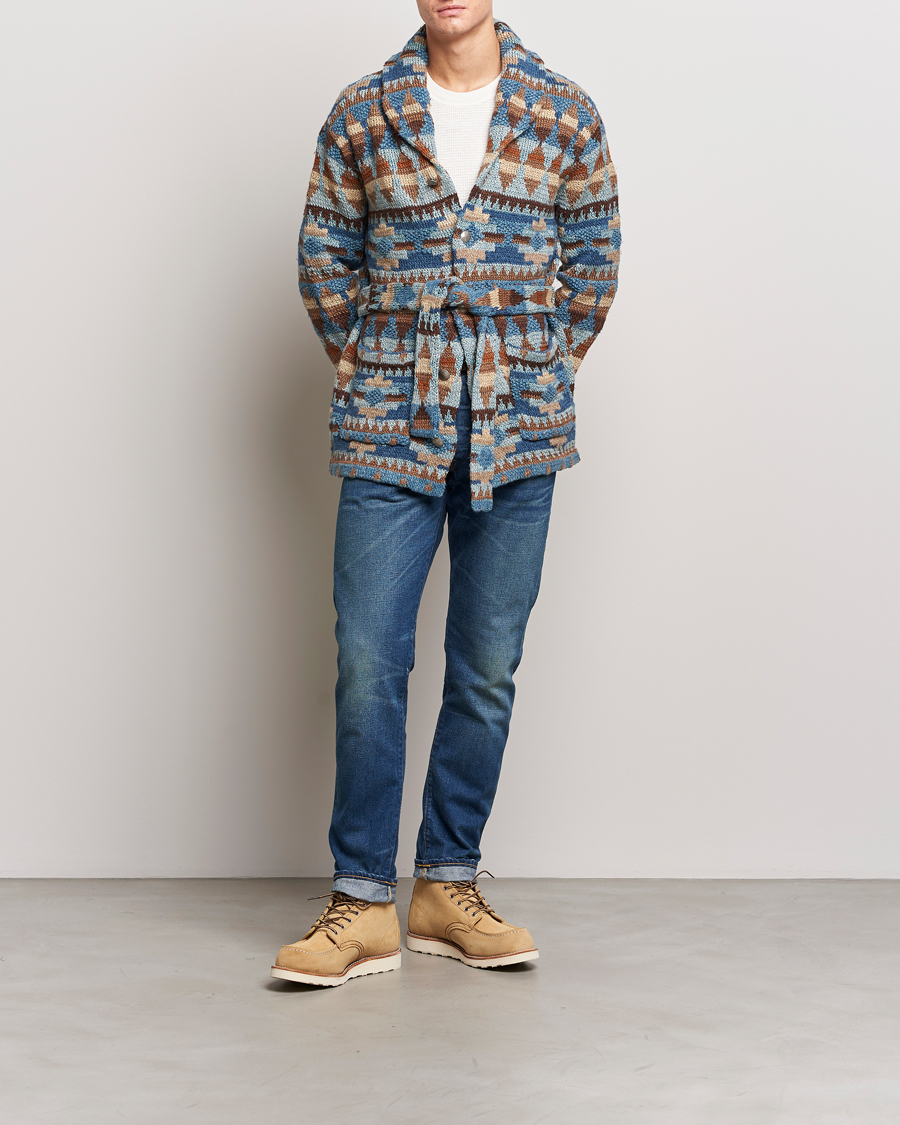 Mies | Farkut | RRL | Slim Narrow 5-Pocket Denim Grandfalls Wash