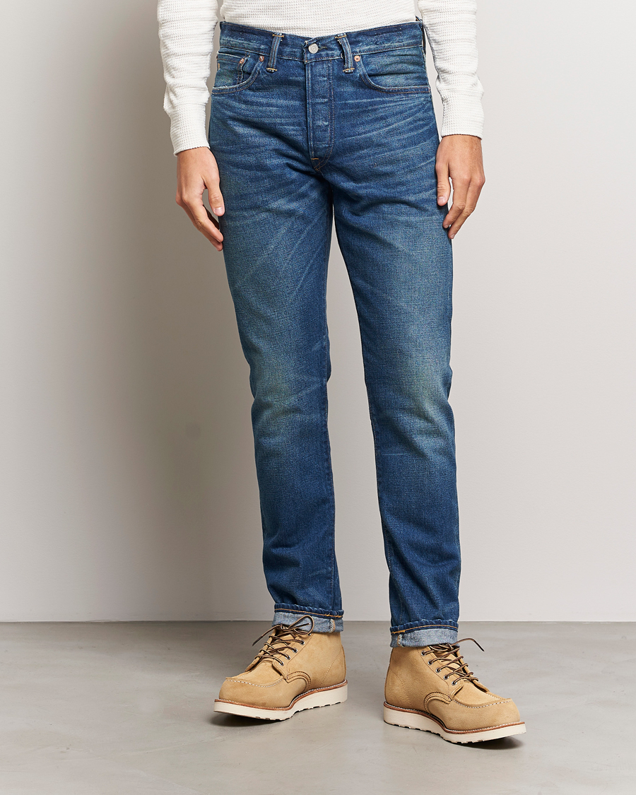 Mies | Farkut | RRL | Slim Narrow 5-Pocket Denim Grandfalls Wash