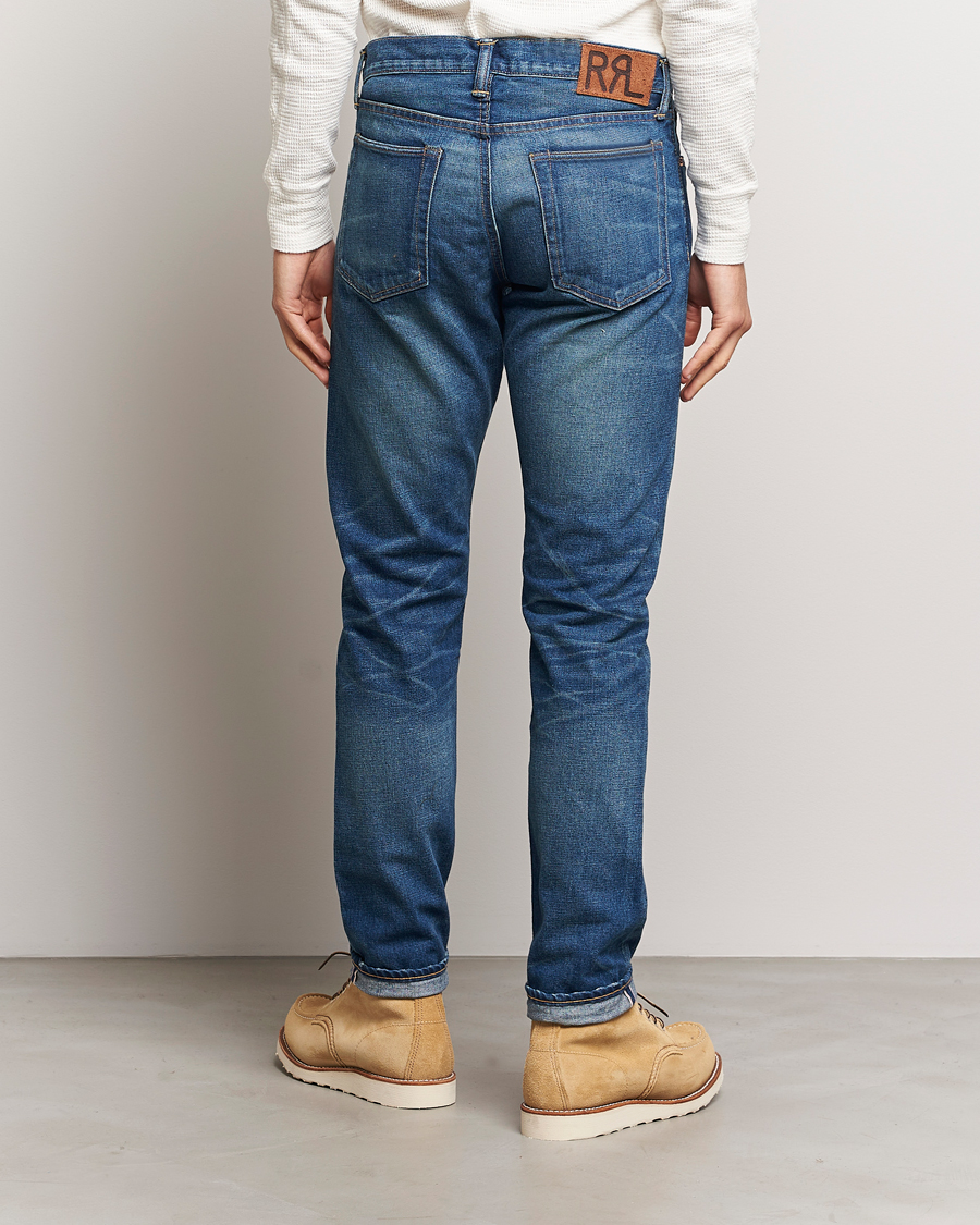 Mies | Farkut | RRL | Slim Narrow 5-Pocket Denim Grandfalls Wash