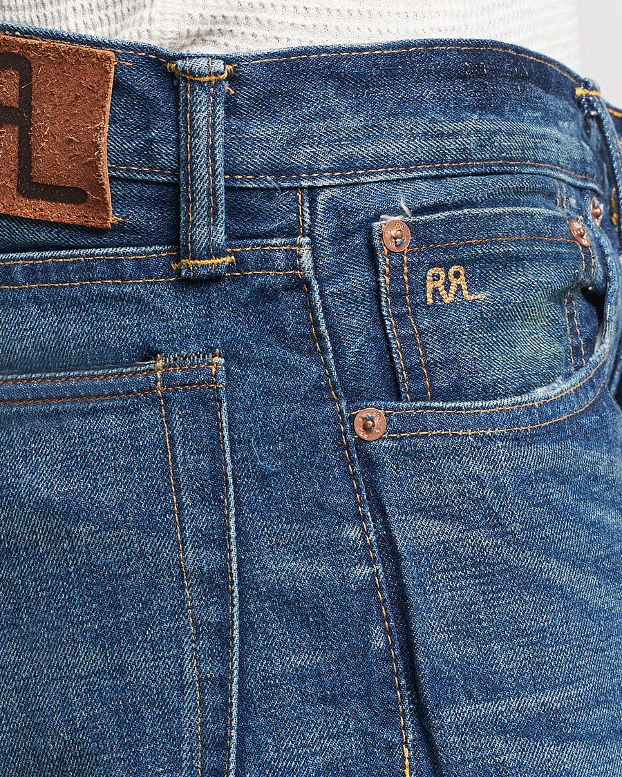 Mies | Farkut | RRL | Slim Narrow 5-Pocket Denim Grandfalls Wash