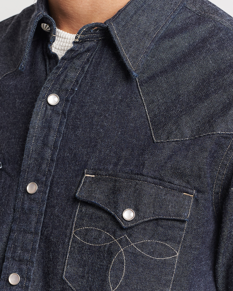 Mies | Kauluspaidat | RRL | Buffalo Western Shirt Rinse