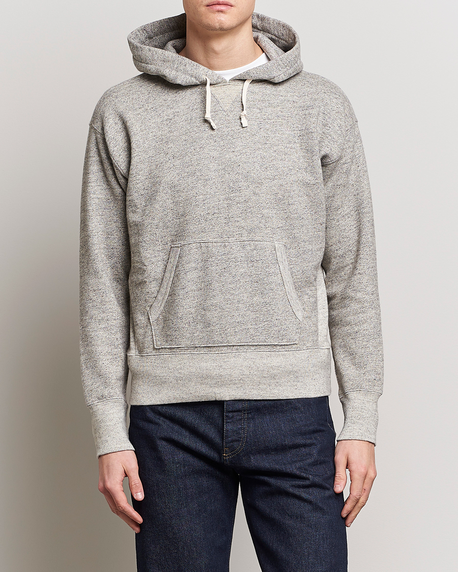Mies | RRL | RRL | Hooded Pullover Athletic Grey Heather