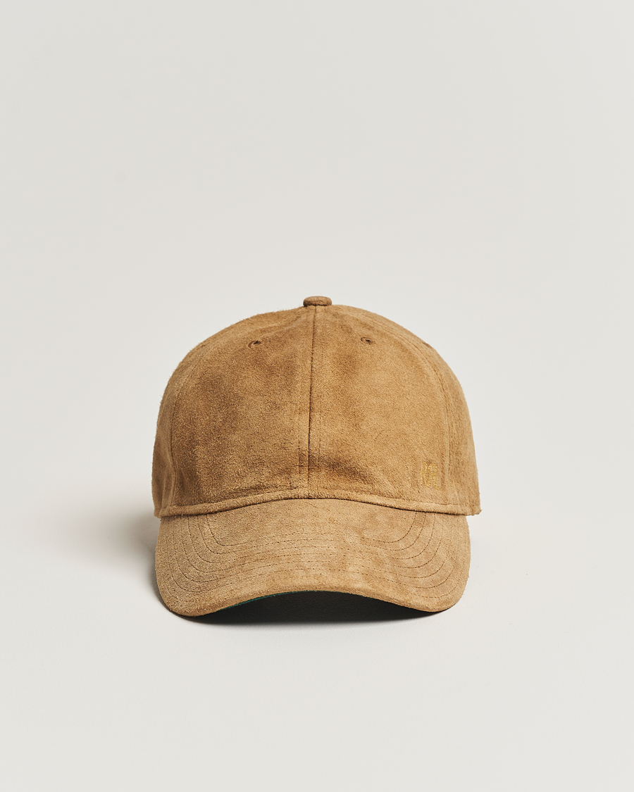Mies | RRL Rough Out Baseball Cap Brown | RRL | Rough Out Baseball Cap Brown