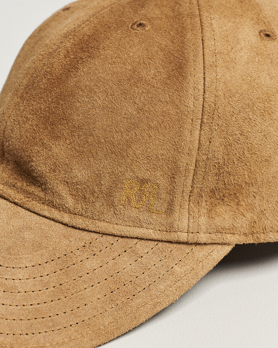 Mies | RRL Rough Out Baseball Cap Brown | RRL | Rough Out Baseball Cap Brown