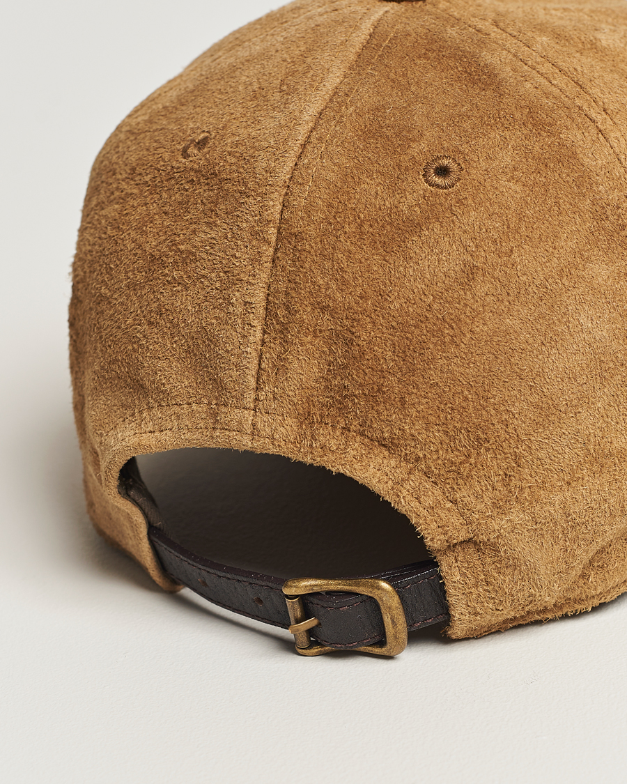 Mies | RRL Rough Out Baseball Cap Brown | RRL | Rough Out Baseball Cap Brown