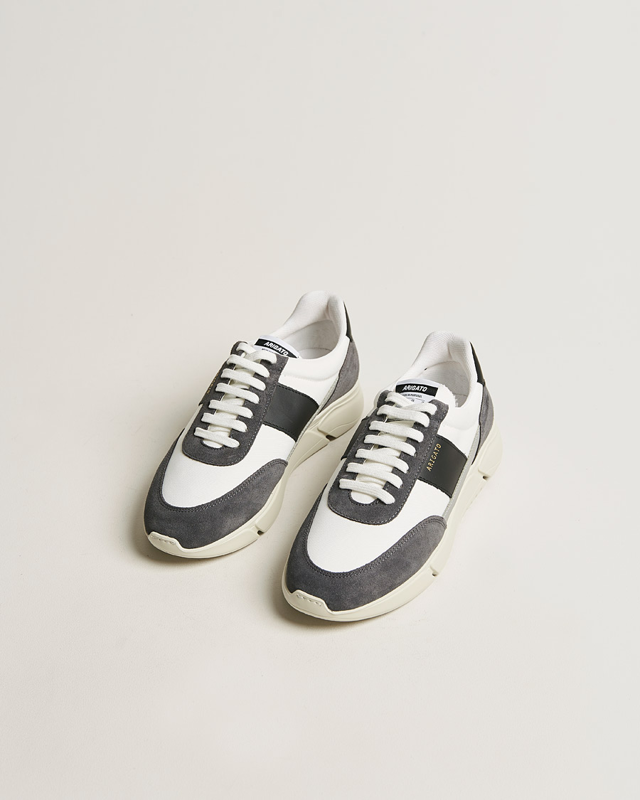 Mies | Mustat tennarit | Axel Arigato | Genesis Vintage Runner Sneaker White/Grey Suede