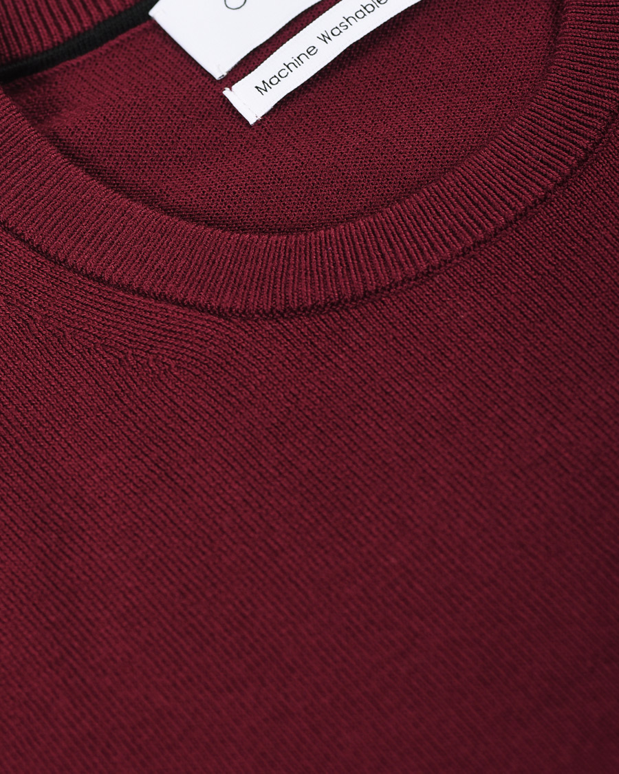 Mies | Puserot | Calvin Klein | Superior Wool Crew Neck Sweater Tawny Port