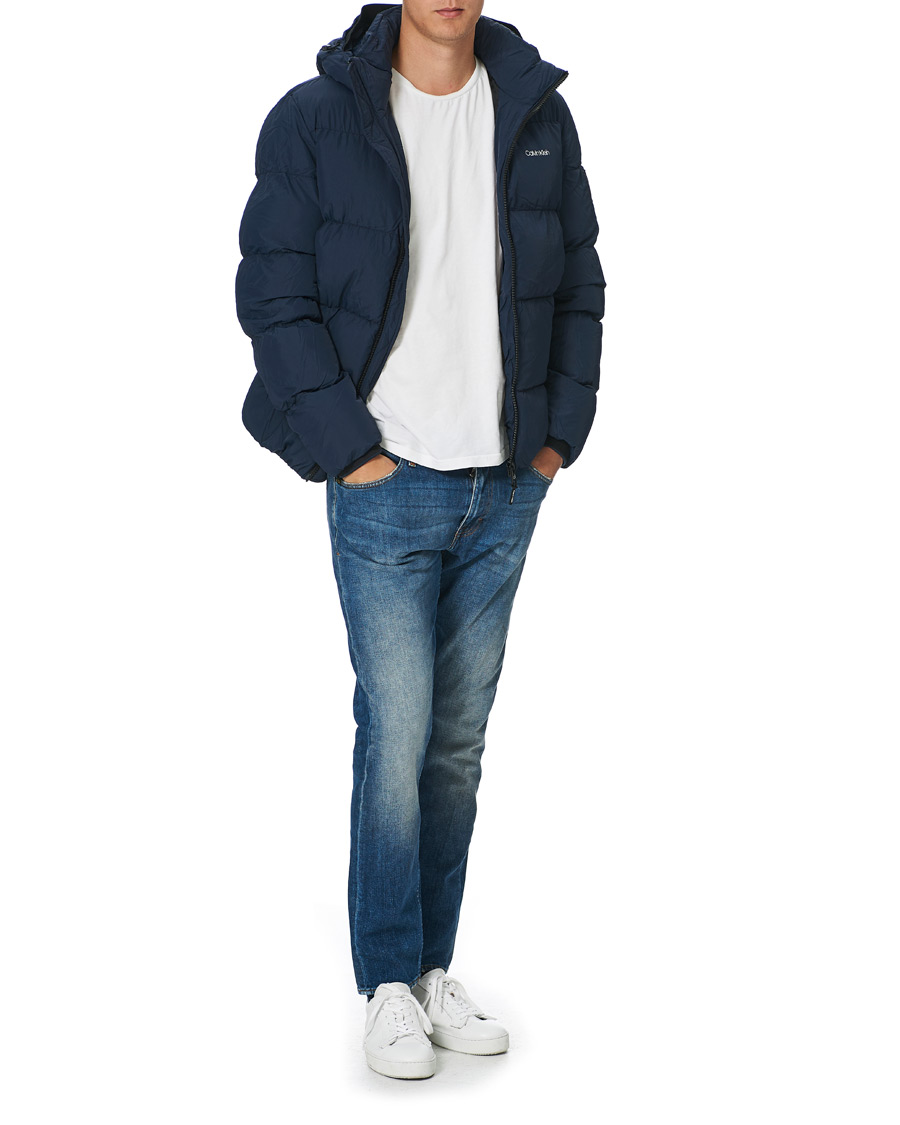 Mies | Takit | Calvin Klein | Crinkle Nylon Puffer Jacket Navy