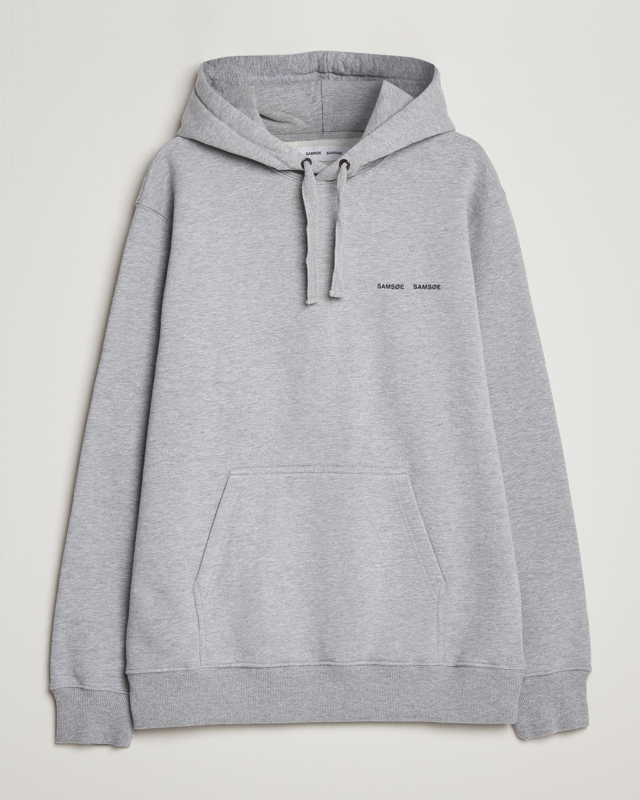 Mies | Puserot | Samsøe Samsøe | Norsbro Hoodie Grey Melange