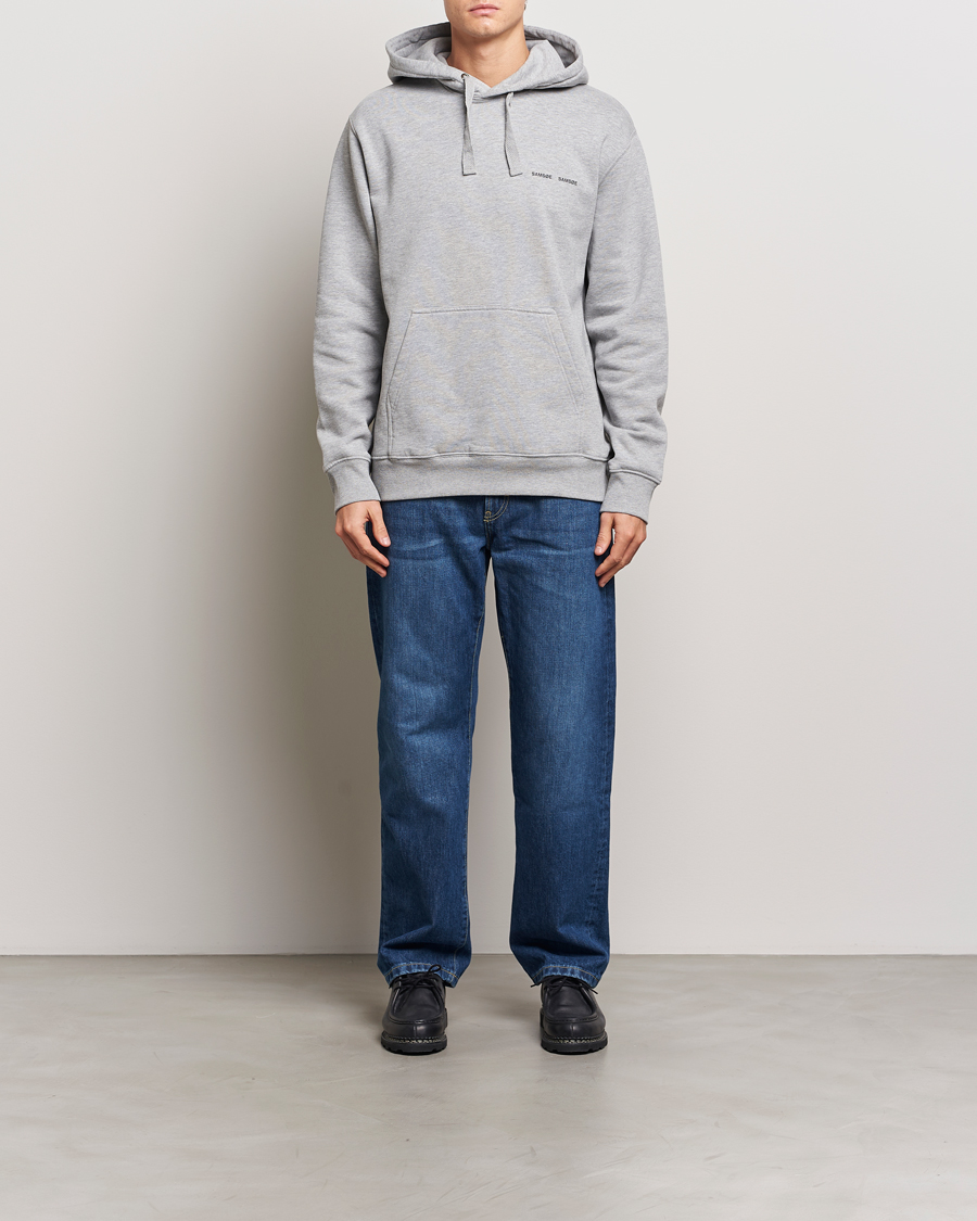 Mies | Puserot | Samsøe Samsøe | Norsbro Hoodie Grey Melange