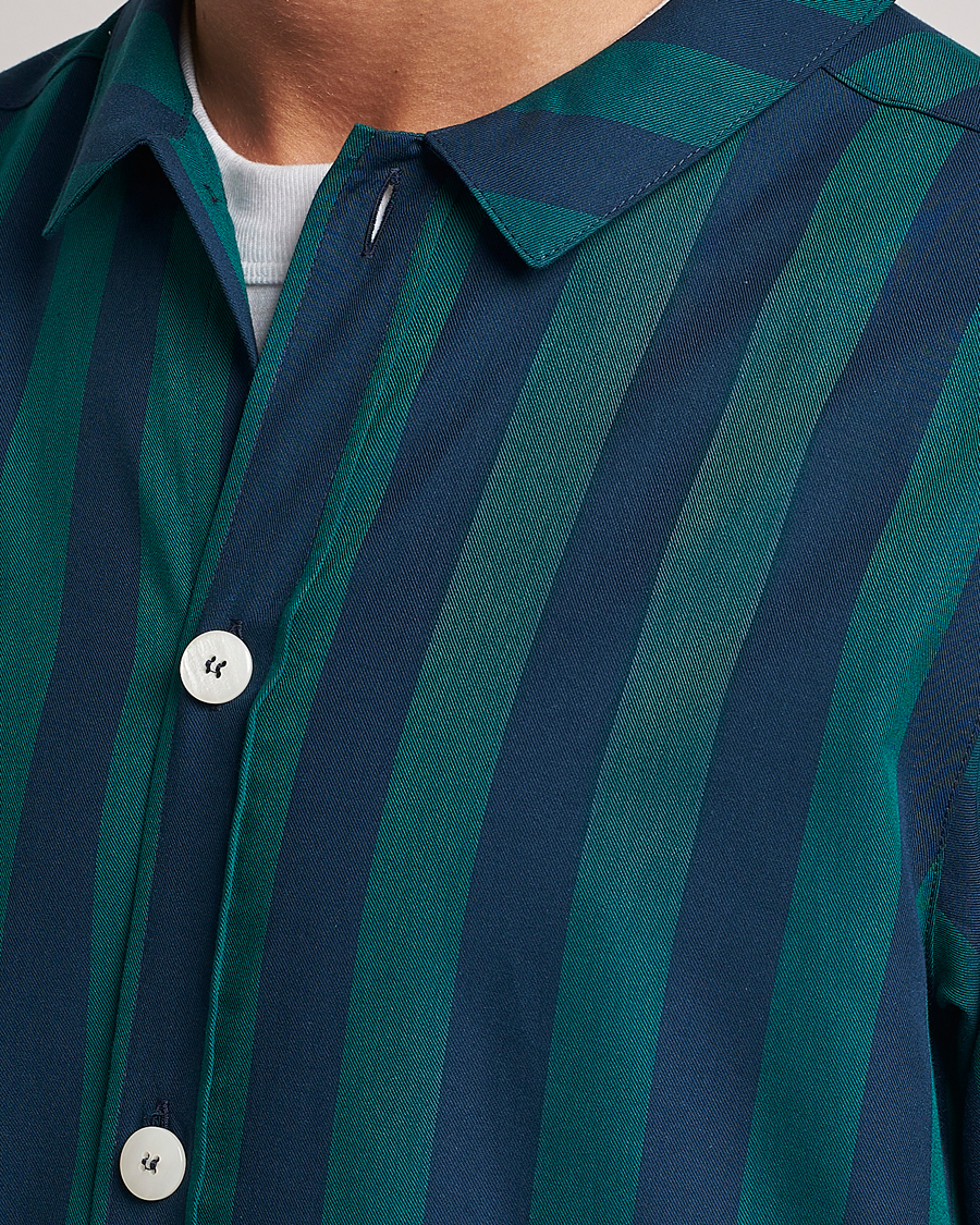 Mies | Yöpuvut ja kylpytakit | Nufferton | Uno Striped Pyjama Set Blue/Green